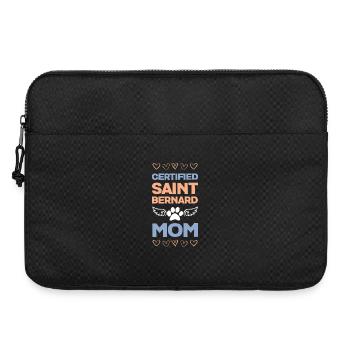 Maman certifiée Saint Bernard - Sacoche pour ordinateur portable 15 pouces - noir - Devant
