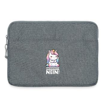 Avant que vous ne demandiez, pas de licorne licornes fan de licorne - Sacoche pour ordinateur portable 15 pouces - gris chiné - Devant