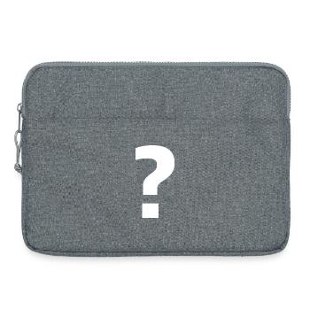 Question mark | stylish curiosity - Laptop bag 15" - heather grey - Front