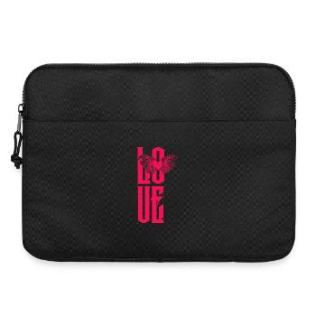Cœur d’amour - Sacoche pour ordinateur portable 15 pouces - noir - Devant