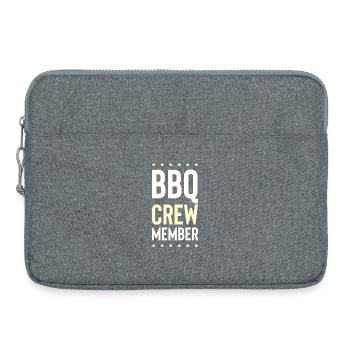 Équipe de barbecue - Sacoche pour ordinateur portable 15 pouces - gris chiné - Devant