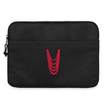 Pearl Necklace - Laptoptasche 15" - Schwarz - Vorne