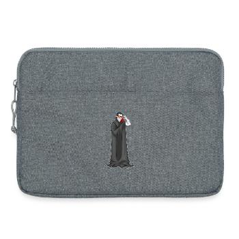Vampire Halloween Sunglasses - Laptop bag 15" - heather grey - Front