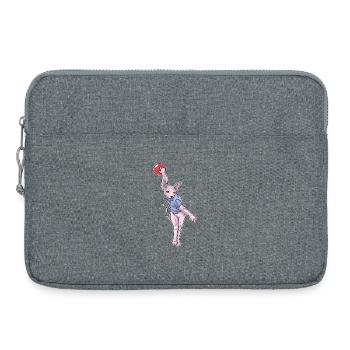 Sphynx Katze Bowling Bowlingkugel - Laptoptasche 15" - Grau meliert - Vorne