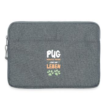 Carlin Joie de vivre design - Sacoche pour ordinateur portable 15 pouces - gris chiné - Devant