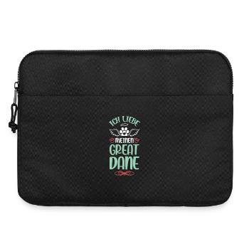 I love my Great Dane - Laptop bag 15" - black - Front