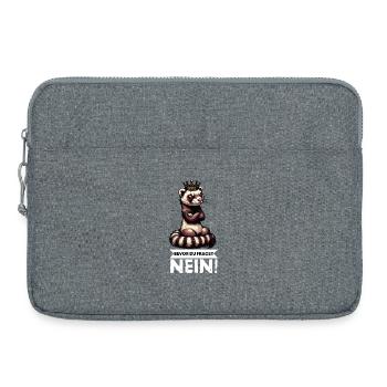 Avant que vous ne demandiez. Pas de furet-furet propriétaire - Sacoche pour ordinateur portable 15 pouces - gris chiné - Devant