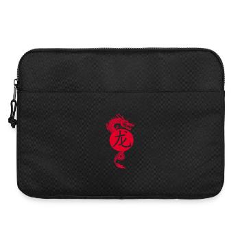 Dragon rouge de Chine - Sacoche pour ordinateur portable 15 pouces - noir - Devant