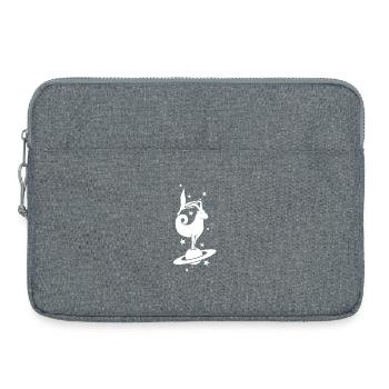 Capricorne Signe Astrologique du zodiaque - Sacoche pour ordinateur portable 15 pouces - gris chiné - Devant