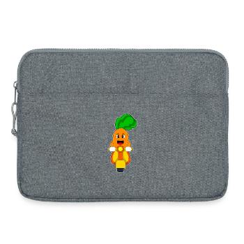 Carrot Scooter - Laptop bag 15" - heather grey - Front