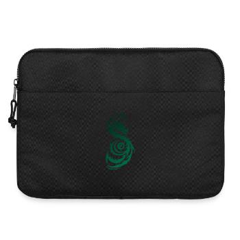 Green Tribal Fantasy Dragon - Laptop bag 15" - black - Front