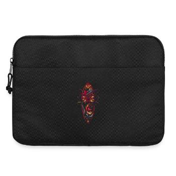 Surfboard Cartoon - Laptop bag 15" - black - Front
