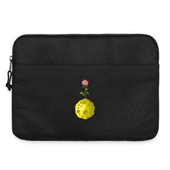 Planète fleurie - Sacoche pour ordinateur portable 15 pouces - noir - Devant