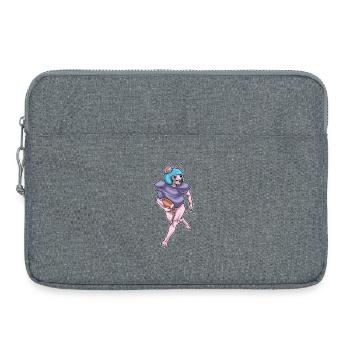 Sphynx Katze American Football Sport - Laptoptasche 15" - Grau meliert - Vorne