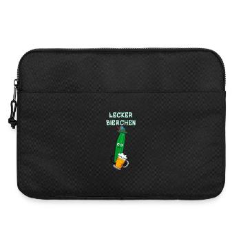 Gurke, Partygurke, Bier, Lecker Bierchen.Gurke - Laptoptasche 15" - Schwarz - Vorne
