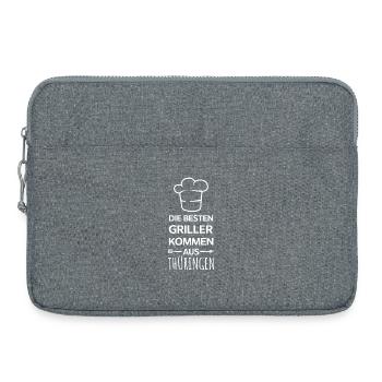Die Besten Griller Kommen aus Thüringen Design - Laptoptasche 15" - Grau meliert - Vorne