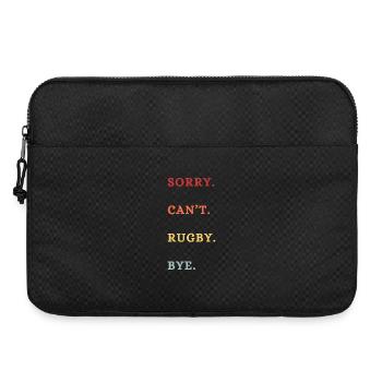 Désolé, je ne peux pas jouer au rugby, au revoir - Sacoche pour ordinateur portable 15 pouces - noir - Devant