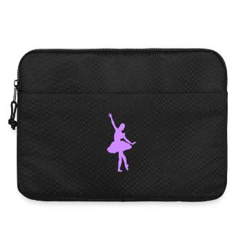 Silhouette de ballerine - Sacoche pour ordinateur portable 15 pouces - noir - Devant