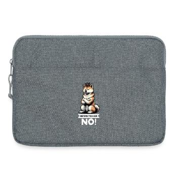 Before You Ask Akita Akita Owner Akita Lovers - Laptop bag 15" - heather grey - Front