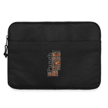 Petit singe mignon donne un coup de poing Coup de poing singe - Sacoche pour ordinateur portable 15 pouces - noir - Devant