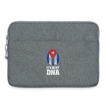 Cuba Pride & Home - Design du drapeau de Cuba - Sacoche pour ordinateur portable 15 pouces - gris chiné - Devant
