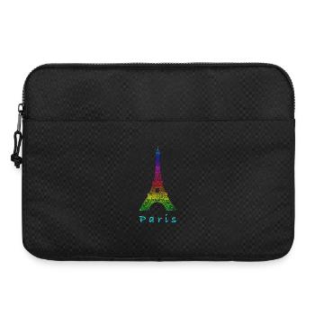 Paris Eiffelturm - Laptoptasche 15" - Schwarz - Vorne