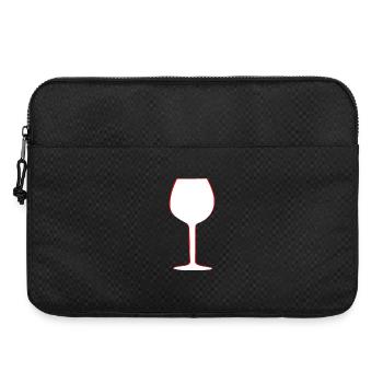 Wine Wine Glass Alcohol vin wine Red Wine Gastro - Laptop bag 15" - black - Front