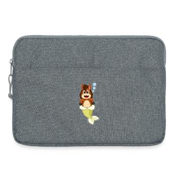 Sirène de cheval - Sacoche pour ordinateur portable 15 pouces - gris chiné - Devant