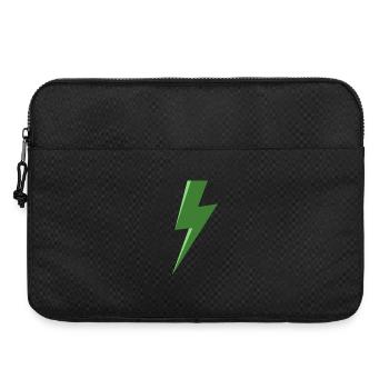 Green Lightning - Laptop bag 15" - black - Front