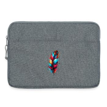 Feder - Laptoptasche 15" - Grau meliert - Vorne