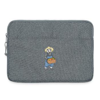 Ferme fruitière Badger Farmer - Sacoche pour ordinateur portable 15 pouces - gris chiné - Devant