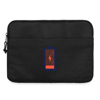 Battery Empty – Charge Me! - Laptop bag 15" - black - Front