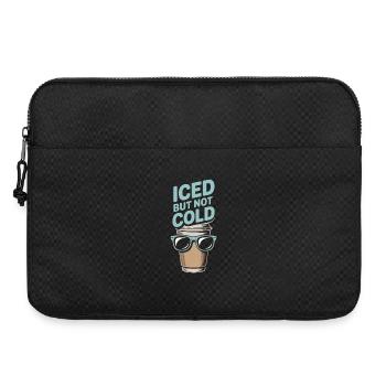 Iced But Not Cold Eiskaffee Humor Barista - Laptoptasche 15" - Schwarz - Vorne