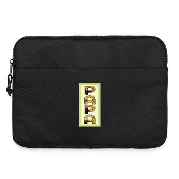 Papa du champ de tournesols - Sacoche pour ordinateur portable 15 pouces - noir - Devant