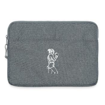 Graphique Boxer - Sacoche pour ordinateur portable 15 pouces - gris chiné - Devant