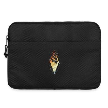 Vintage Eistüte - Laptoptasche 15" - Schwarz - Vorne