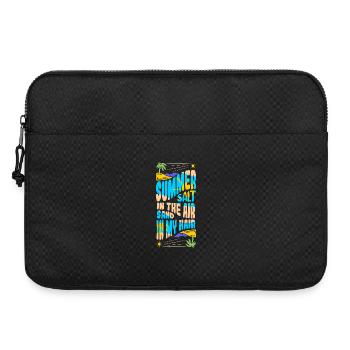 Sommerflair in der Luft - Laptoptasche 15" - Schwarz - Vorne
