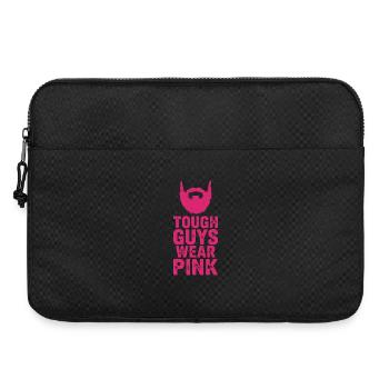 Tough Guys Wear Pink - Laptop bag 15" - black - Front