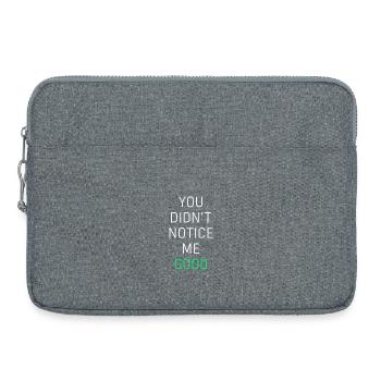 Theatre Technology Crew Stage Technician Sound - Laptop bag 15" - heather grey - Front