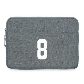 8 - Laptop bag 15" - heather grey - Front