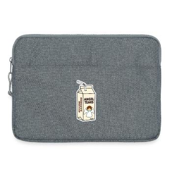 Carton des Larmes d’Ange - Sacoche pour ordinateur portable 15 pouces - gris chiné - Devant