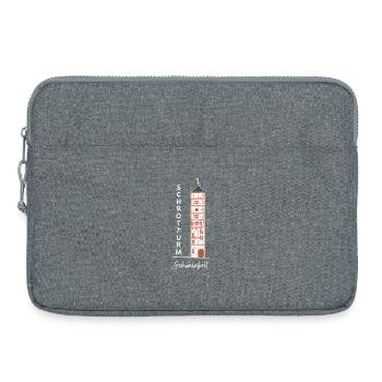 Schweinfurt, emblématique Schrotturm, Bavière - Sacoche pour ordinateur portable 15 pouces - gris chiné - Devant