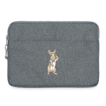 Rabbit Sailor Sailor's Hat - Laptop bag 15" - heather grey - Front