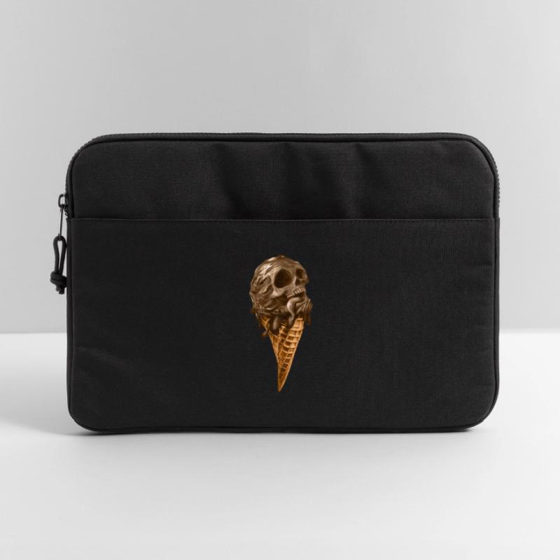 Softeis mit ätherischem Totenkopf Laptoptasche 15"