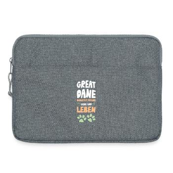Great Dane - Laptop bag 15" - heather grey - Front