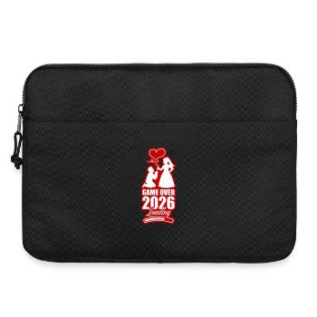 Fin du match : Mariage 2026 - Sacoche pour ordinateur portable 15 pouces - noir - Devant