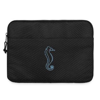 Seahorse marine animal - Laptop bag 15" - black - Front