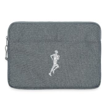 Rennen - Laptoptasche 15" - Grau meliert - Vorne