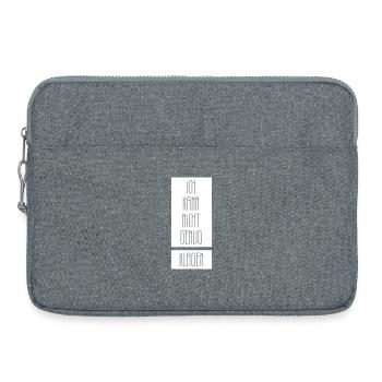 Ich kann nicht genug klagen - Laptoptasche 15" - Grau meliert - Vorne