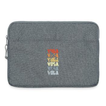 Yoga Vintage Look - Laptop bag 15" - heather grey - Front
